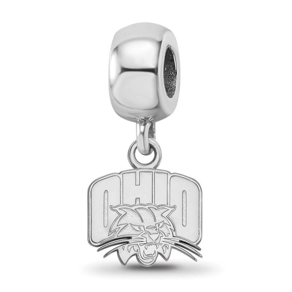 Sterling Silver Ohio University XS 'Ohio' Dangle Bead Charm